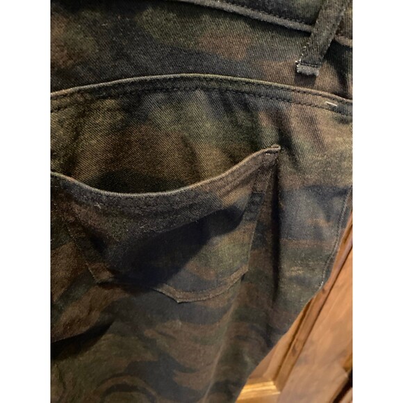 Time and Tru Stretch Leggings Size XXL Black Brown camo Back Pockets + Stretch - Picture 6 of 11